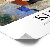 Klein Afbeelding Fir Trees van Paul Klee Poster (Hoek)