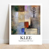 Klein Afbeelding Fir Trees van Paul Klee Poster