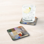 Klein afbeelding - Paul Klee - abstracte kunst Bier Onderzetter (Rechterzijde)