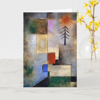Klein afbeelding - Paul Klee - modern kunstschilde Kaart