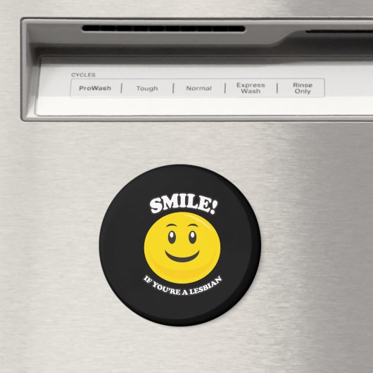 KLEIN ALS JE EEN LESBIAN BENT MAGNEET (Insitu (Vaatwasser))