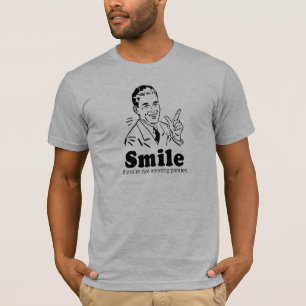 KLEIN ALS JE GEEN PANTEN BEKEND MAAKT T-SHIRT
