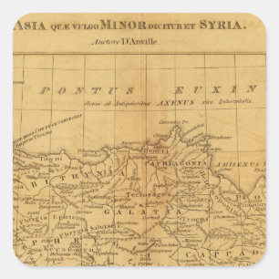 Klein-Azië, Syrië Vierkante Sticker