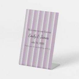 Klein Baby shower teken dat converteert Reclamebord Met Voetstuk