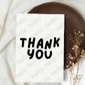 Klein bedrijf Dank u kaart afdrukbaar