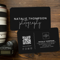 Klein Bedrijf Koele QR Code met Logo Fotografie