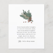 Klein Bedrijf Moderne Minimalistische Vakantie Dan Flyer (Voorkant)