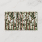 Klein Beer Wild Forest Luier Raffle Spel Informatiekaartje (Achterkant)