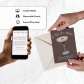 Klein beetje ouder - Espresso Martini Theme Kaart