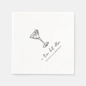 Klein beetje ouder gepersonaliseerd verjaardagsfee servet (Voorkant)