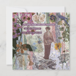 Klein Beginnings Vlak Wenskaart