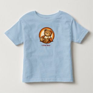 Klein Beren Cute Retro Kawaii Peuter T-Shirt