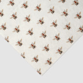 Klein  bijenpatroon tissuepapier (Detail)
