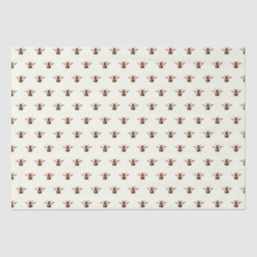 Klein  bijenpatroon tissuepapier (Voorkant)
