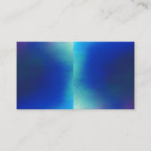 Klein blauw Visitekaartje (Voorkant)