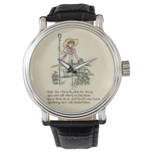 Klein Bo-Peep: Klassieke Kate Greenaway Rijmpjes Horloge