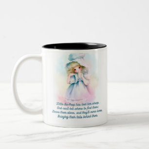 Klein Bo-Peep schattig Tweekleurige Koffiemok