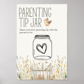 Klein Boerderij Baby shower Ouderschap tip pot tek Poster (Voorkant)