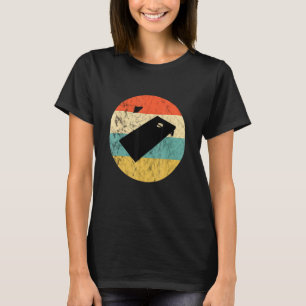 Klein borduurwerk Retro Sunset Toss Game T-shirt