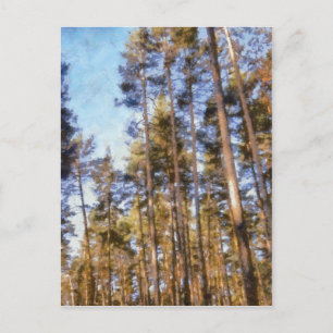 Klein bos briefkaart