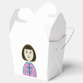 Klein-Chinees meisje Bedankdoosjes (Geopend)