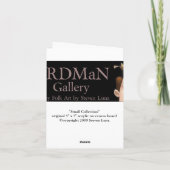 Klein Collectie - de Kaart van de Nota (Achterkant)