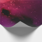 Klein deel van een oneindig sterveld in t cadeaupapier (Hoek)