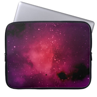 Klein deel van een oneindig sterveld in t laptop sleeve