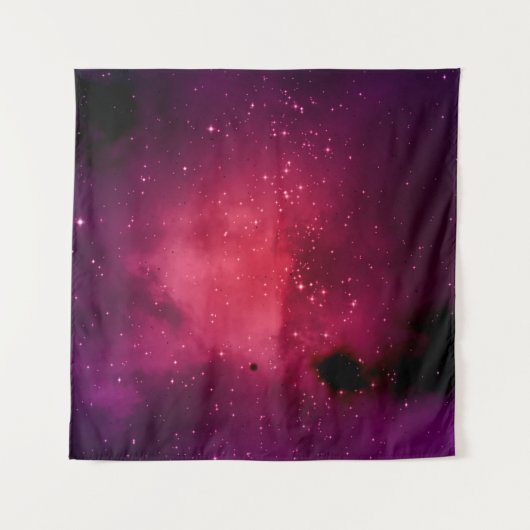 Klein deel van een oneindig sterveld in t wandkleed (Voorkant)