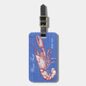  klein donkerrood kleurenbord bagagelabel (Voorkant verticaal)