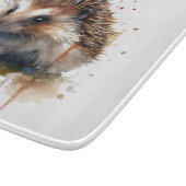 Klein egel in bruin water snijplank (Hoek)