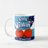 Klein etiket met kleine Wildcat-tomaten Koffiemok (Links)