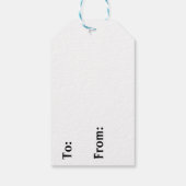 klein fee meisje met teddybeer cadeaulabel (Achterkant)