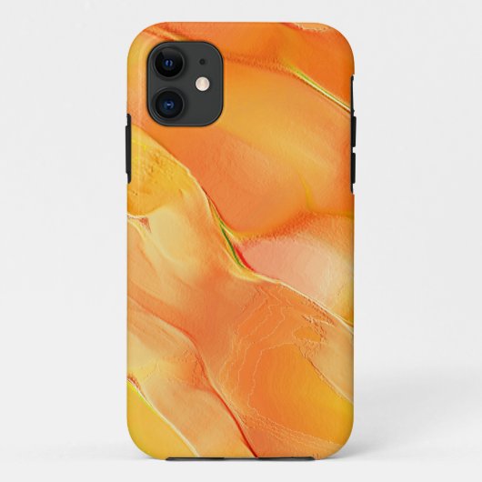Klein geel en veel sinaasappel Case-Mate iPhone case (Achterkant)