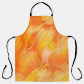 Klein geel en veel sinaasappel schort (Voorkant)
