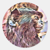 KLEIN GELD RONDE STICKER (Voorkant)