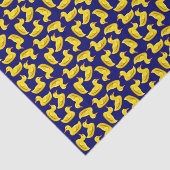 Klein gele rubberopvulpapier tissuepapier (Detail)