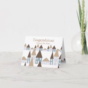 Klein - Gelukwensen op uw nieuw huis Kaart