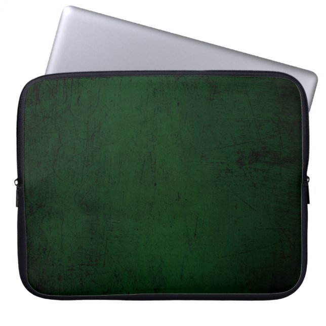 Klein gestreken textielvezel laptop sleeve (Voorkant)