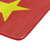 Klein glazen snijbord met vlag van Vietnam Snijplank (Hoek)