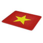 Klein glazen snijbord met vlag van Vietnam Snijplank (Hoek)