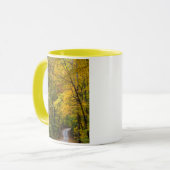 Klein grind, met herfstkleuren mok (Voorkant links)