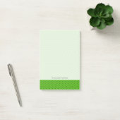 Klein Groen Vissegelingspatroon Post-it® Notes (Kantoor)