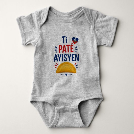 Klein Haïtiaans Patty-bodysuit Romper (Voorkant)