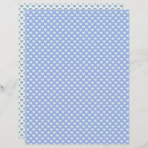 Klein hart pastel blauw grijs plakboek