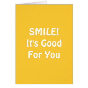 KLEIN! Het is goed voor jou. Geel.