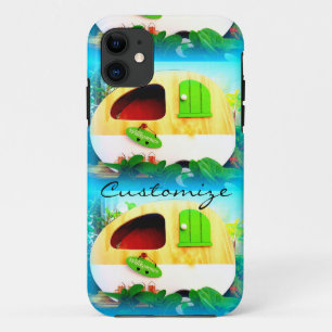 klein huis casa caravan iPhone 11 hoesje