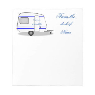 Klein huis gestroomlijnd caravan Thunder_Cove Notitieblok