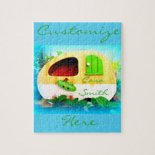 klein huis gypsy caravan legpuzzel