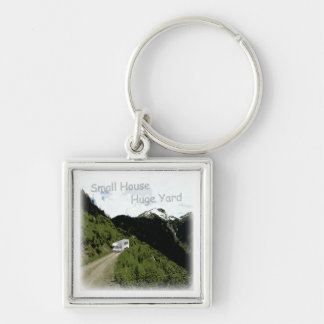 "Klein huis. Hele Yard." RV Geachte Sleutelhanger
